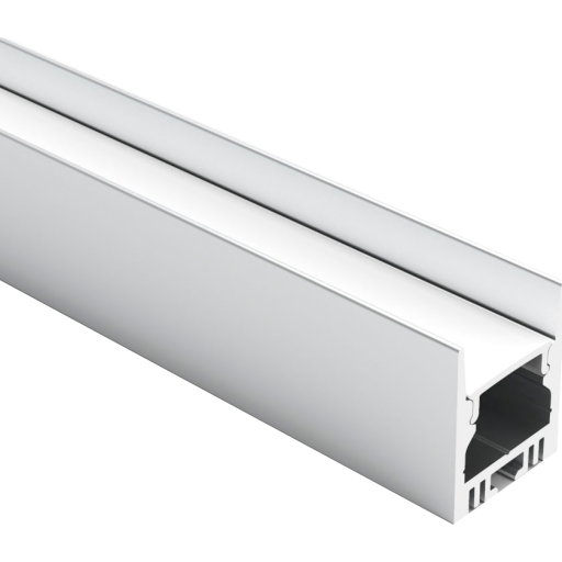 SLC A5 aluprofil, 2 meter, hvid