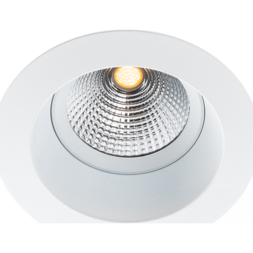 SLC OneSoft indbygningsspot, 1800-3000K, hvid billede
