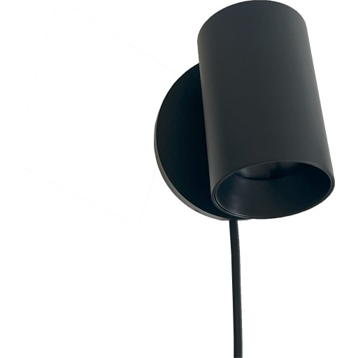 Antidark SpotOn Circle v&auml;gglampa, svart
