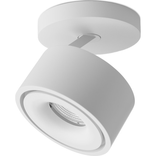 Antidark Easy Braccio Mini W84 påbygningsspot, hvid billede