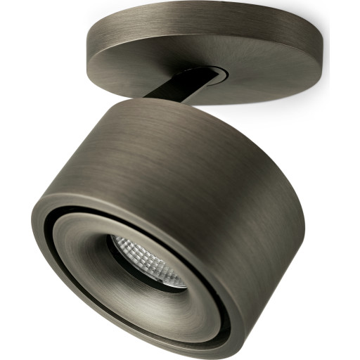 Antidark Easy Braccio W100 påbygningsspot, titanium billede