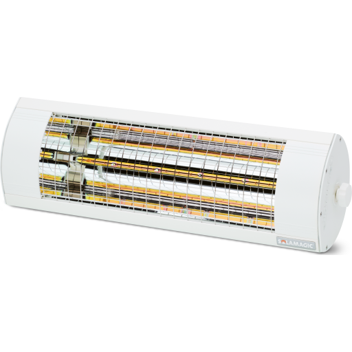 Solamagic Eco+ Pro infrarød terrassevarmer, 1400W , hvid billede