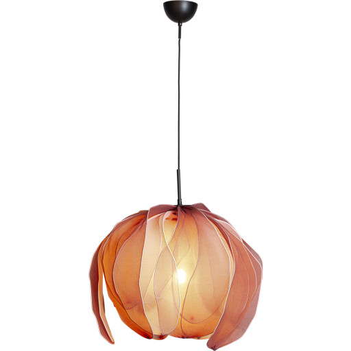 Lou Lou Taklampa I Rosa Tyg Ø 80 Cm H 59 Cm Från By Rydéns