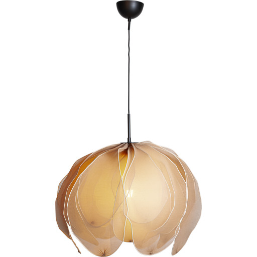 LOU LOU taklampa i naturtyg Ø 80 cm H 59 cm från By Rydéns