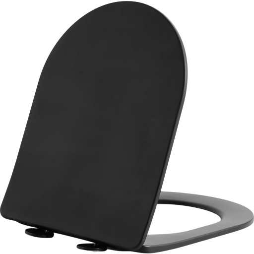 Lavabo Studio toalettsits, soft close, snabbfäste, matt svart