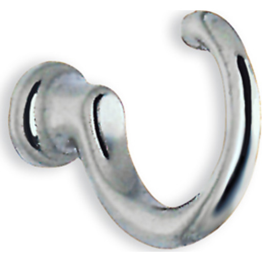 Beslagsboden håndklædekrog, poleret krom