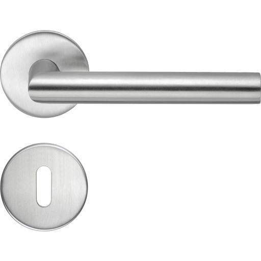 Beslagsboden Design Modern dørhåndtag, børstet rustfrit stål