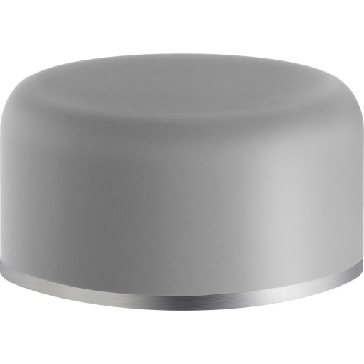 Beslagsboden dørstopper, gulvmonteret, grå