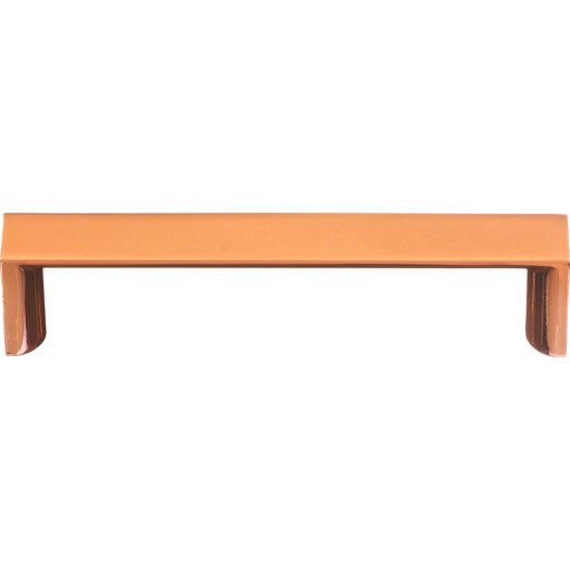 Beslagsboden bøjlegreb, cc 96 mm, poleret kobber