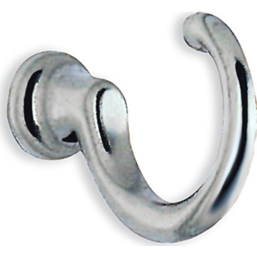 Beslagsboden håndklædekrog, poleret krom