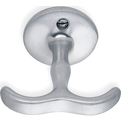 Beslagsboden håndklædekrog, børstet krom