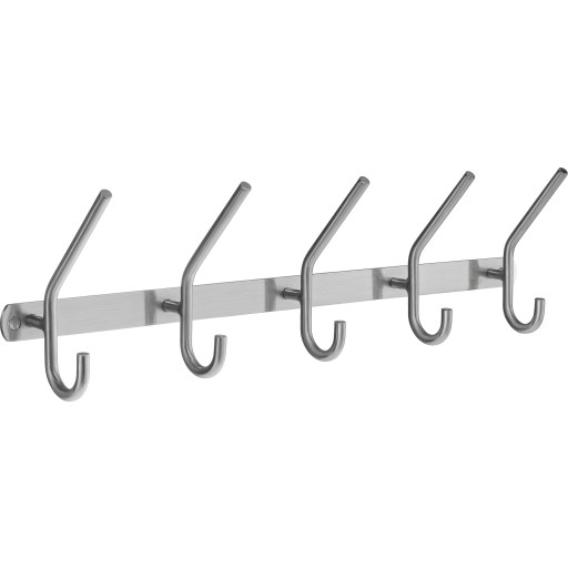 Beslagsboden hängare, borstat rostfritt stål