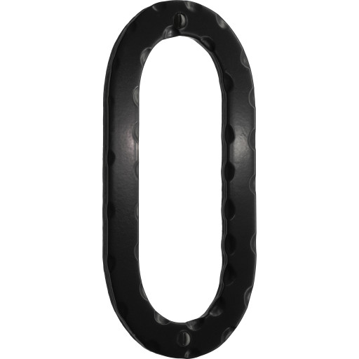 Beslagsboden Smedbo husnummer, 0, sort