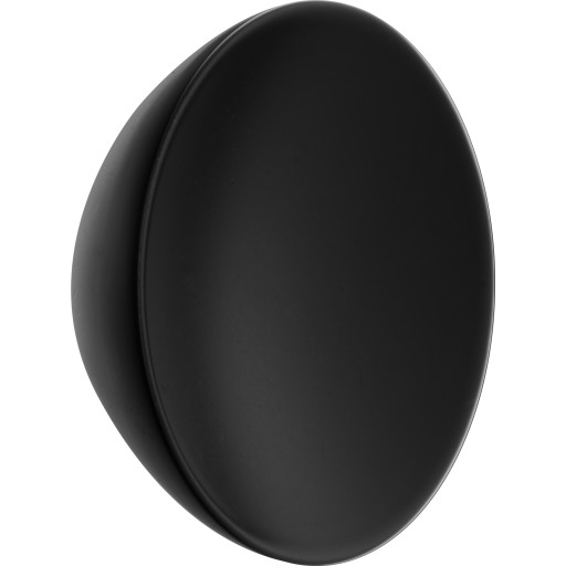 Beslagsboden knop, mat sort