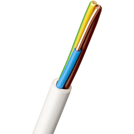 Nexans DK-EXQ Easy installationskabel, 3G1,5 mm², metervare