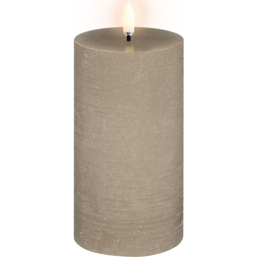 Uyuni LED bloklys, batteri, beige billede