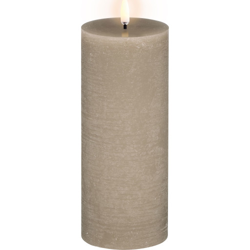 Uyuni LED bloklys, batteri, beige billede