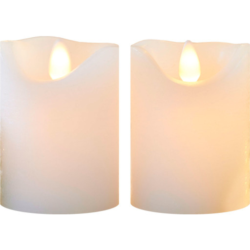 Sirius - Sara mini 2 stk Ø5x6,5 cm, Hvid