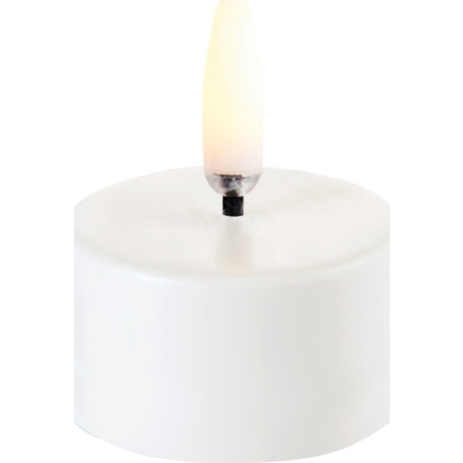 Uyuni Lighting - LED-fyrfadslsys LED-batteri 4 x 2,1 cm hvid