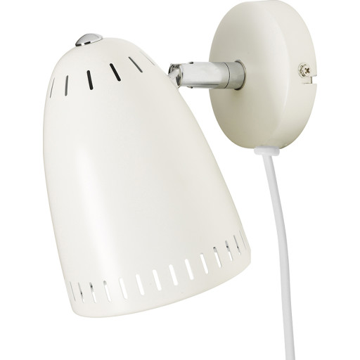 Superliving Dynamo vägglampa, kort, vit