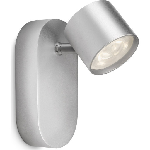 Philips myLiving Star spotlampe, aluminium billede