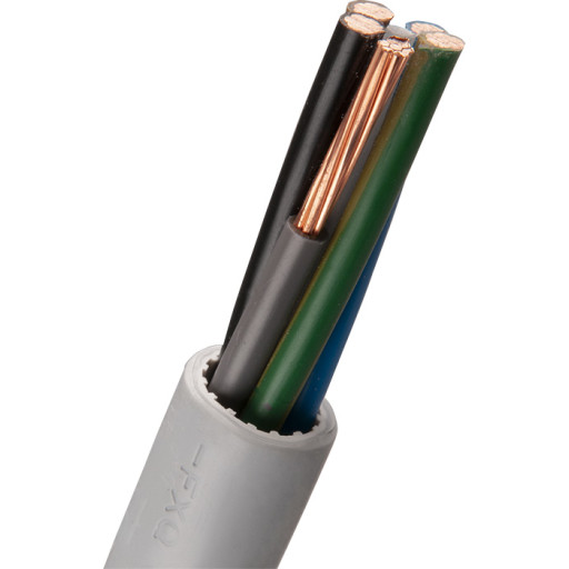 5G6 mm Installationskabel halogenfri, FXQ Easy, afmlt pr. meter (klippes) - Nexans