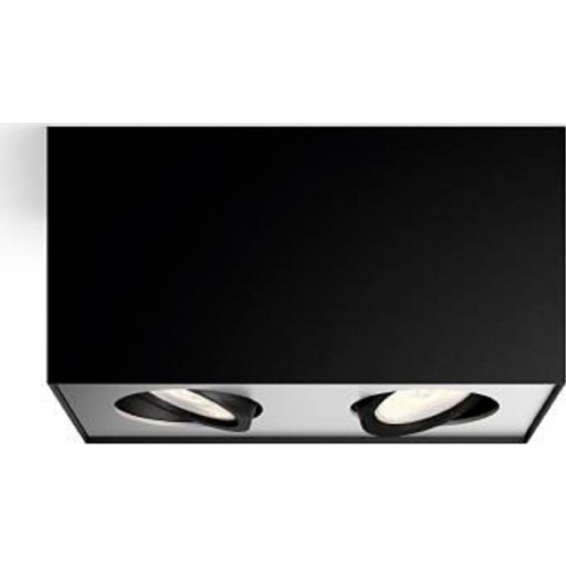 Philips myLiving Box Special påbygningsspot, sort