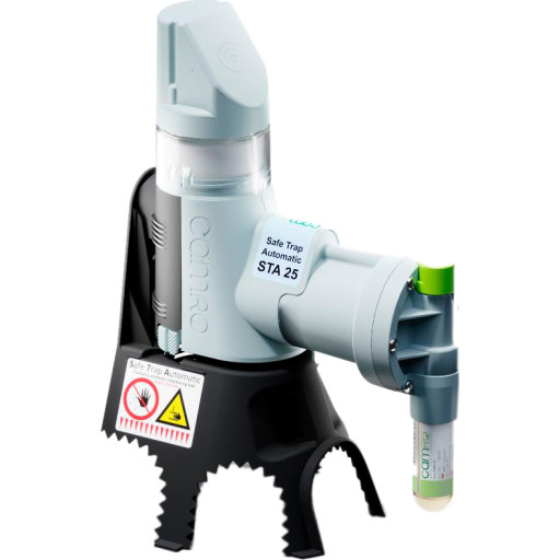 Camro SafeTrapAutomatic med gaspatron på Safety Shield, komplet