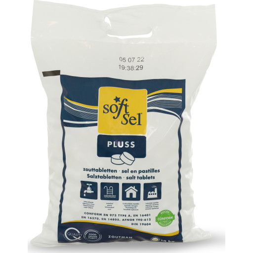 Salttabletter til blødgøringsanlæg, 10 kg billede