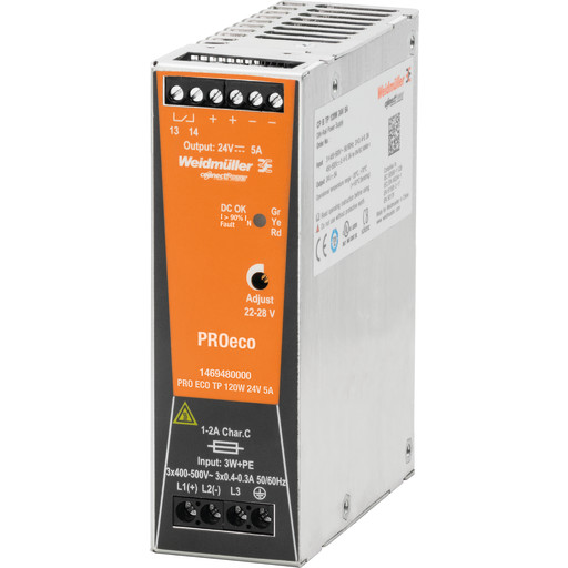 Strømforsyning Pro Eco 960w 24vdc 40a Fra Weidmüller