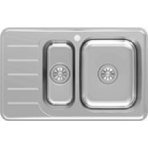 Intra Nivis NIVD82SHRF køkkenvask, 82,51,5 cm, rustfrit stål