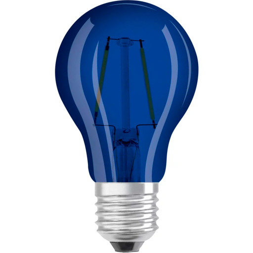 OSRAM - LED-filament-lyspære - form: A60 - E27 - 2.5 W (tilsvarende 4 W) - klasse G - blåt lys - 9000 K