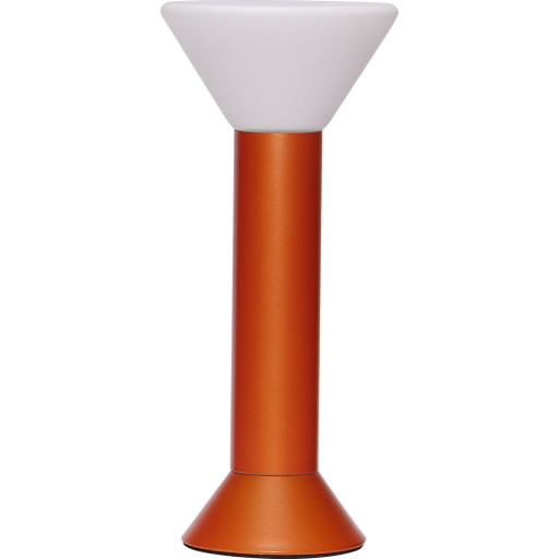 Flash Portable batteri- / bordlampe, metallic orange