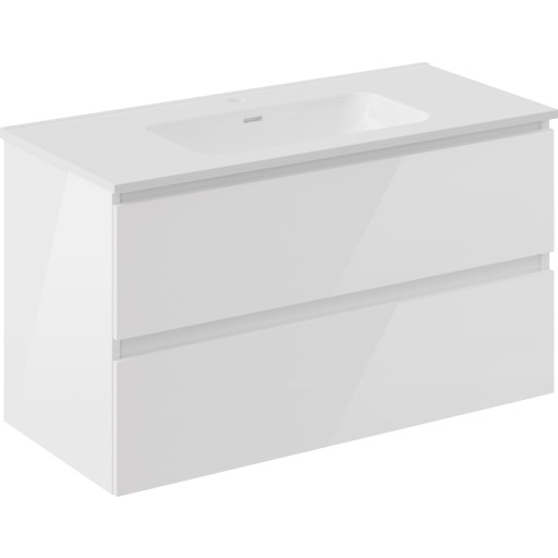 Cosmic B-Best møbelpakke, 100x61,5 cm, hvid højglans