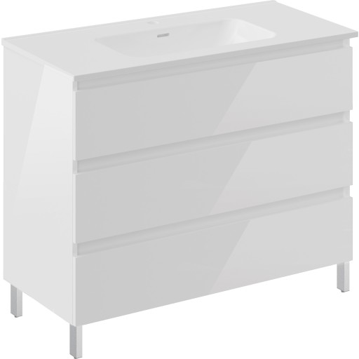 Cosmic B-Best møbelpakke, 100x61,5 cm, hvid højglans