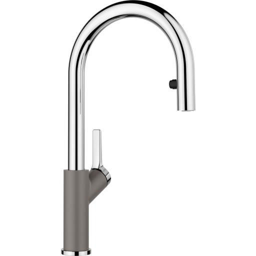 Blanco Carena-S Vario køkkenarmatur, udtrækstud, grå/krom billede