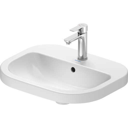 Duravit D-Code håndvask, 55x44 cm, hvid