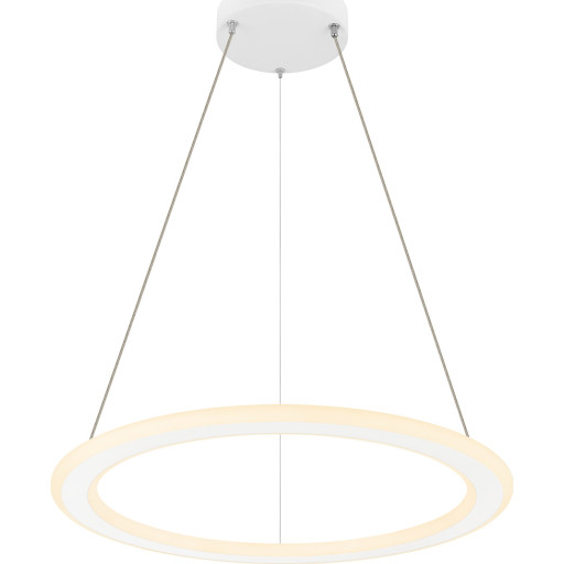 SLV One Flat pendellampa, vit