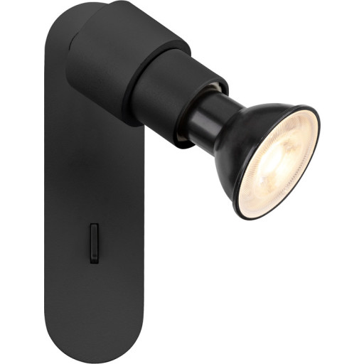 PURI CW Vägg- och taklampa svart GU10 6W IP20