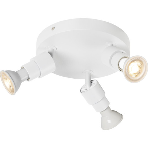 PURI CW V&auml;gg- och taklampa vit GU10 6W IP20