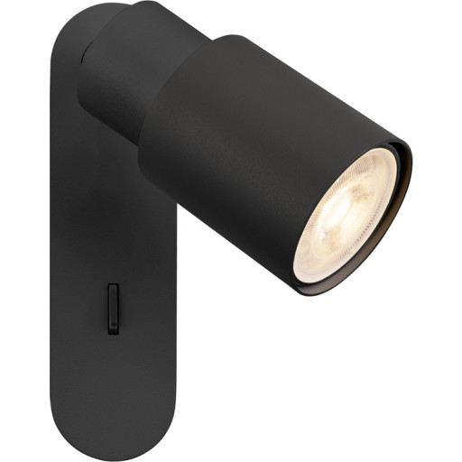 PURI CW Vägg- och taklampa svart/svart GU10 6W IP20