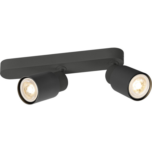 PURI CW V&auml;gg- och taklampa svart/svart GU10 6W IP20