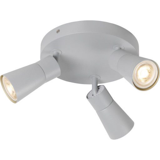 PURI CW Vägg- och taklampa grå/grå GU10 6W IP20