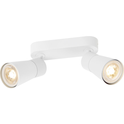 PURI CW Vägg- och taklampa vit/vit GU10 6W IP20