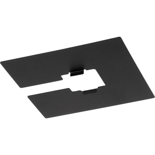 SLV skinneafdækning, sort