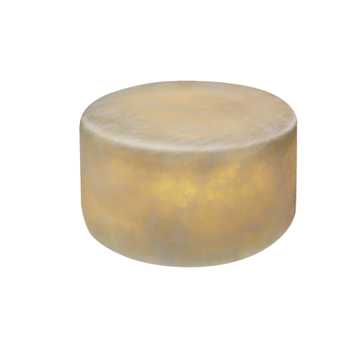 Unison marmor bordlys, silke, H4 cm