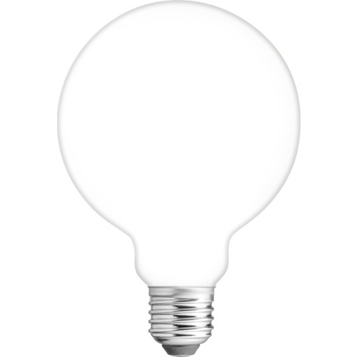 10 stk Unison Satin E27 kronepære, 2700K, 7W, Ø10 cm