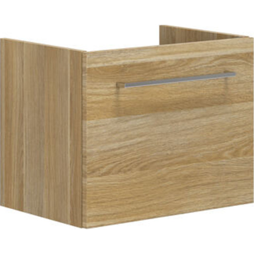 Vaskeskab m/1 skuffe, 40x50x35 cm, glat, varm eg