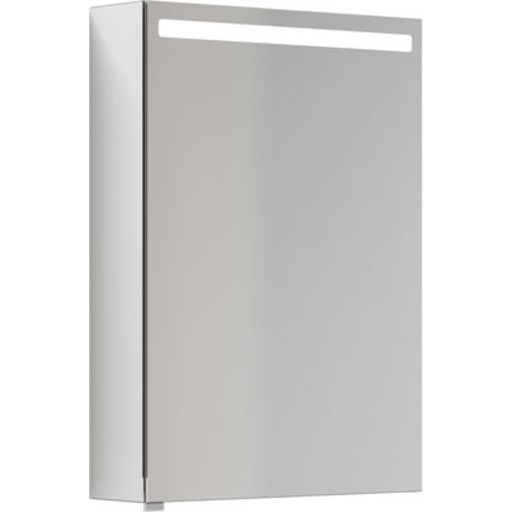 Dansani Mido+ Top spejlskab med lys, 50x70 cm, aluminium