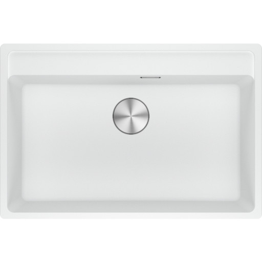 Franke Maris diskbänk, 76x51 cm, vit